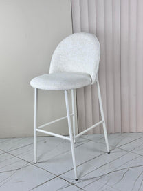 כיסא בר רגל לבנה ROYAL