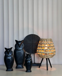 מנורת קש שולחנית