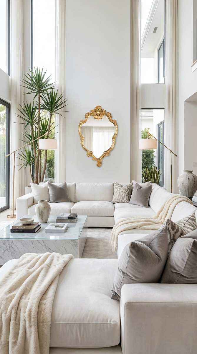 מראת אדל סגנון בארוק