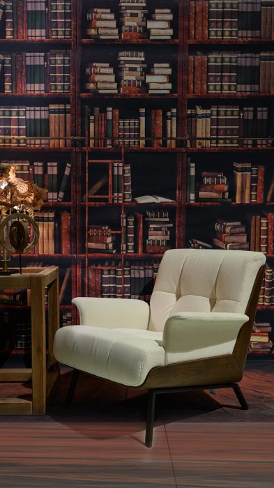 כורסאות Copenhagen בעיצוב נורדי עם גב עץ