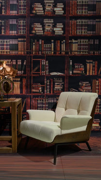 כורסאות Copenhagen בעיצוב נורדי עם גב עץ