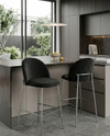 black stool bar