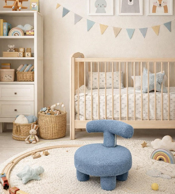 כורסא מהממת לחדר ילדים בצבע כחול