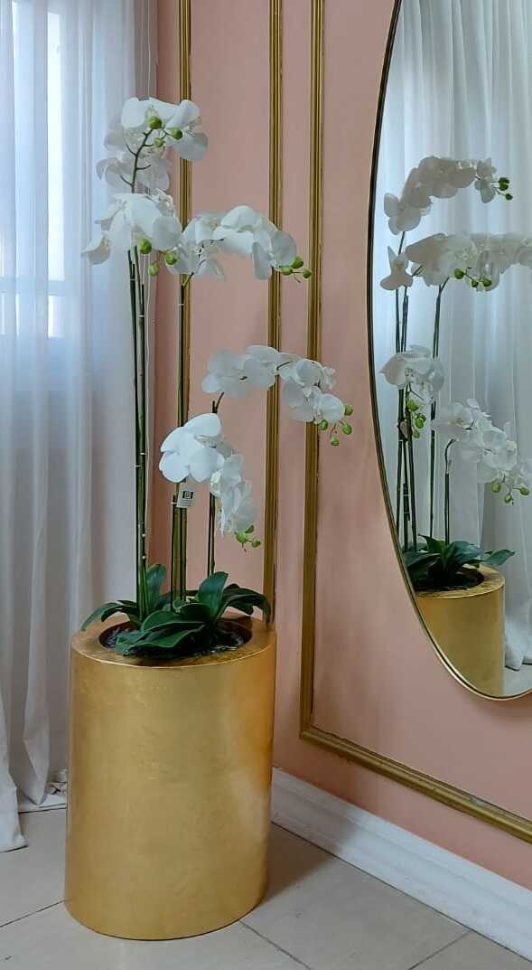 אגרטל פולי זהב מבריק