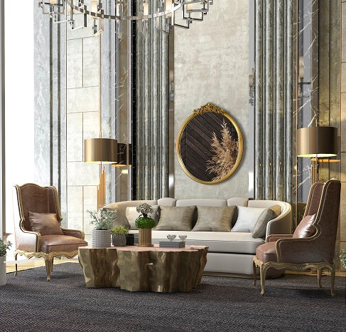 מראה קלאסית עגולה