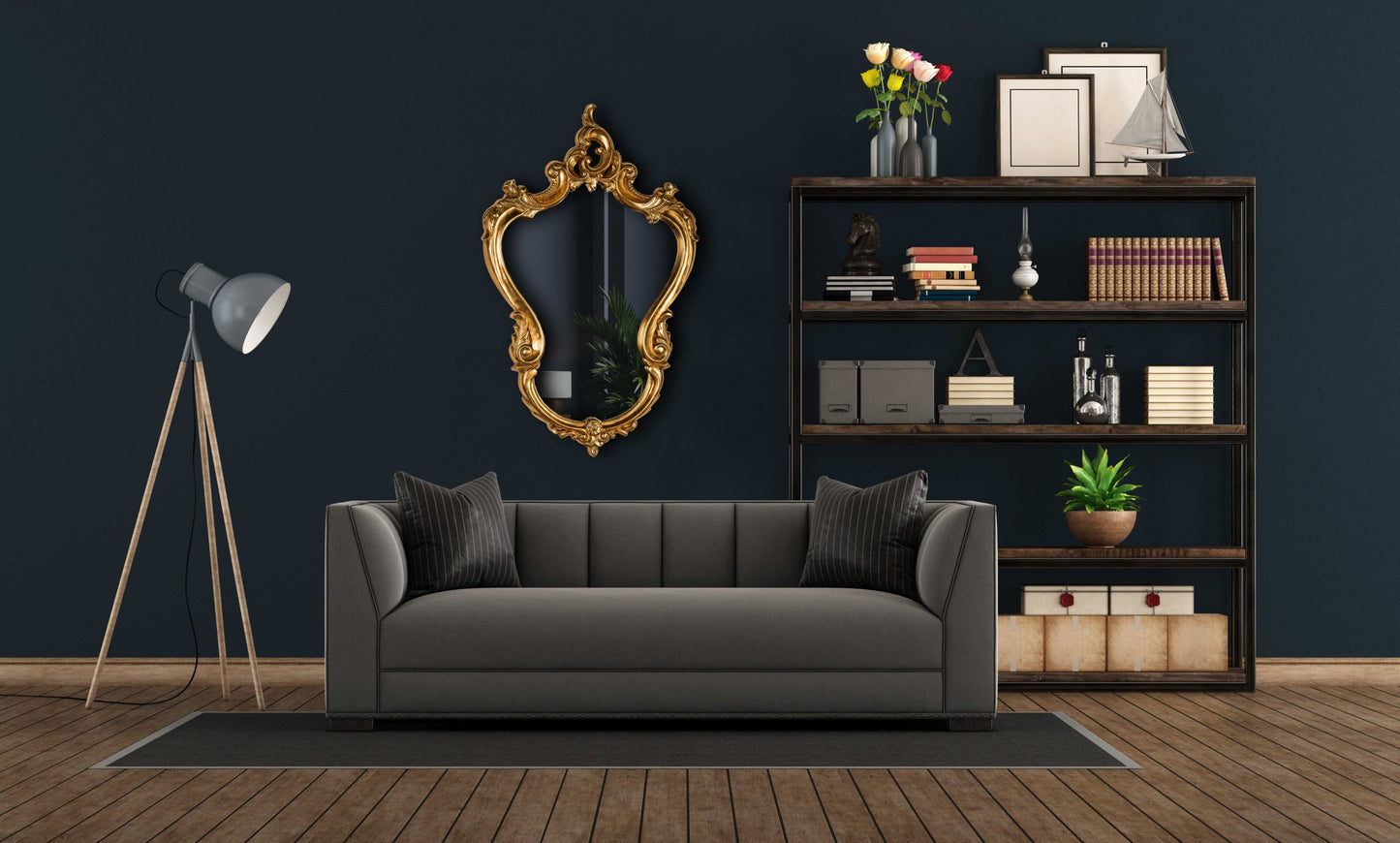 מראה בסגנון בארוק 103 *64 - מבצע 30%