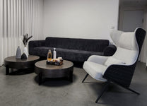 כורסת OSLO Black Back - כורסה נורדית מעוצבת 