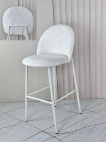 כיסא בר רגל לבנה ROYAL