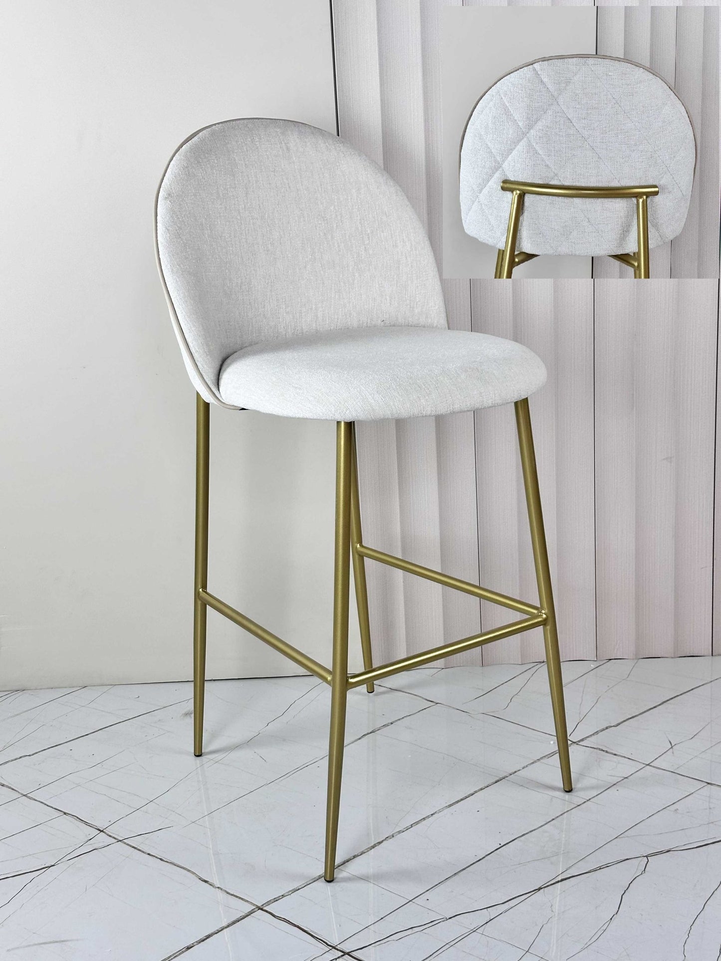 כיסא בר רגל זהב ROYAL